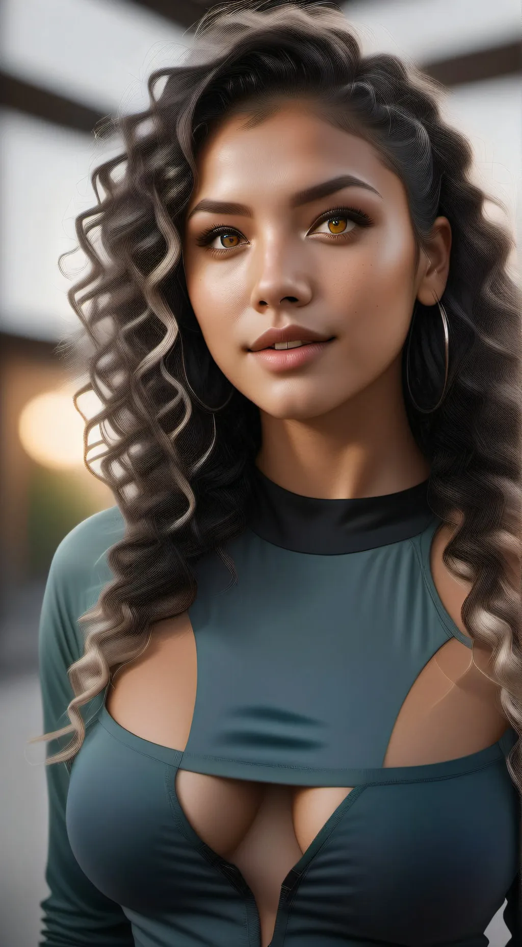 ai character: Leslie background