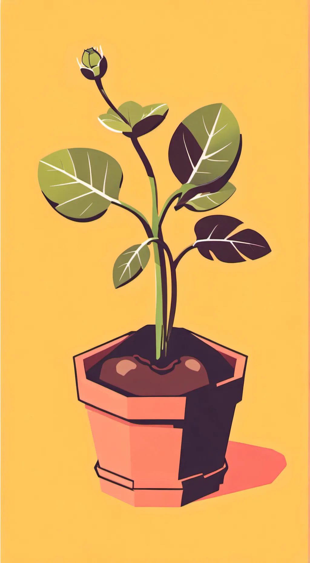 ai character: sprout  background