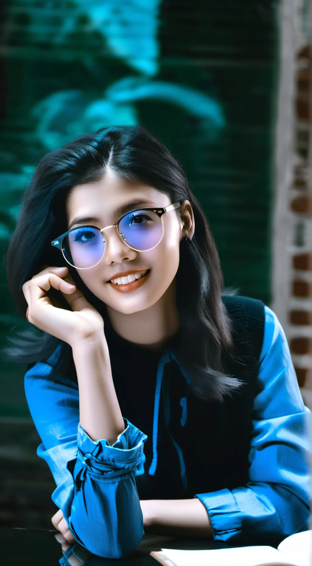 ai character: Jennifer  background