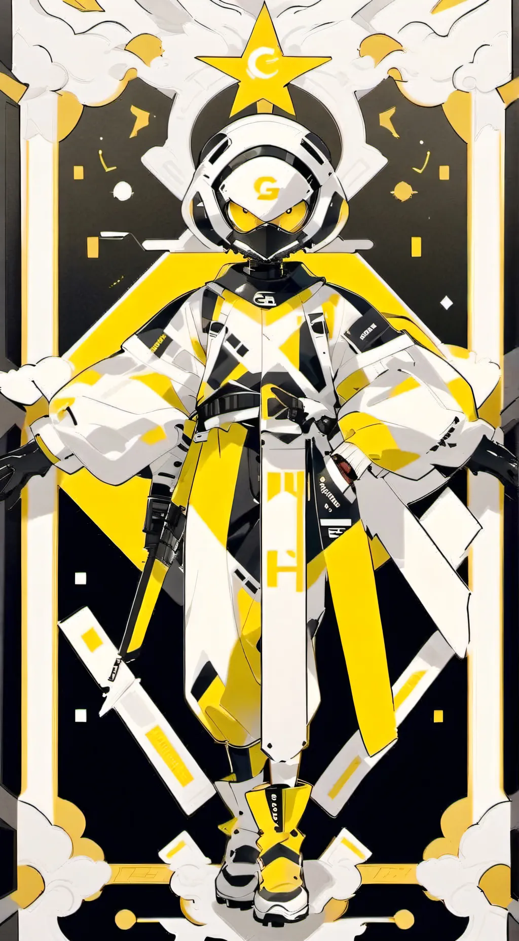 ai character: n de cinco pesosxd background