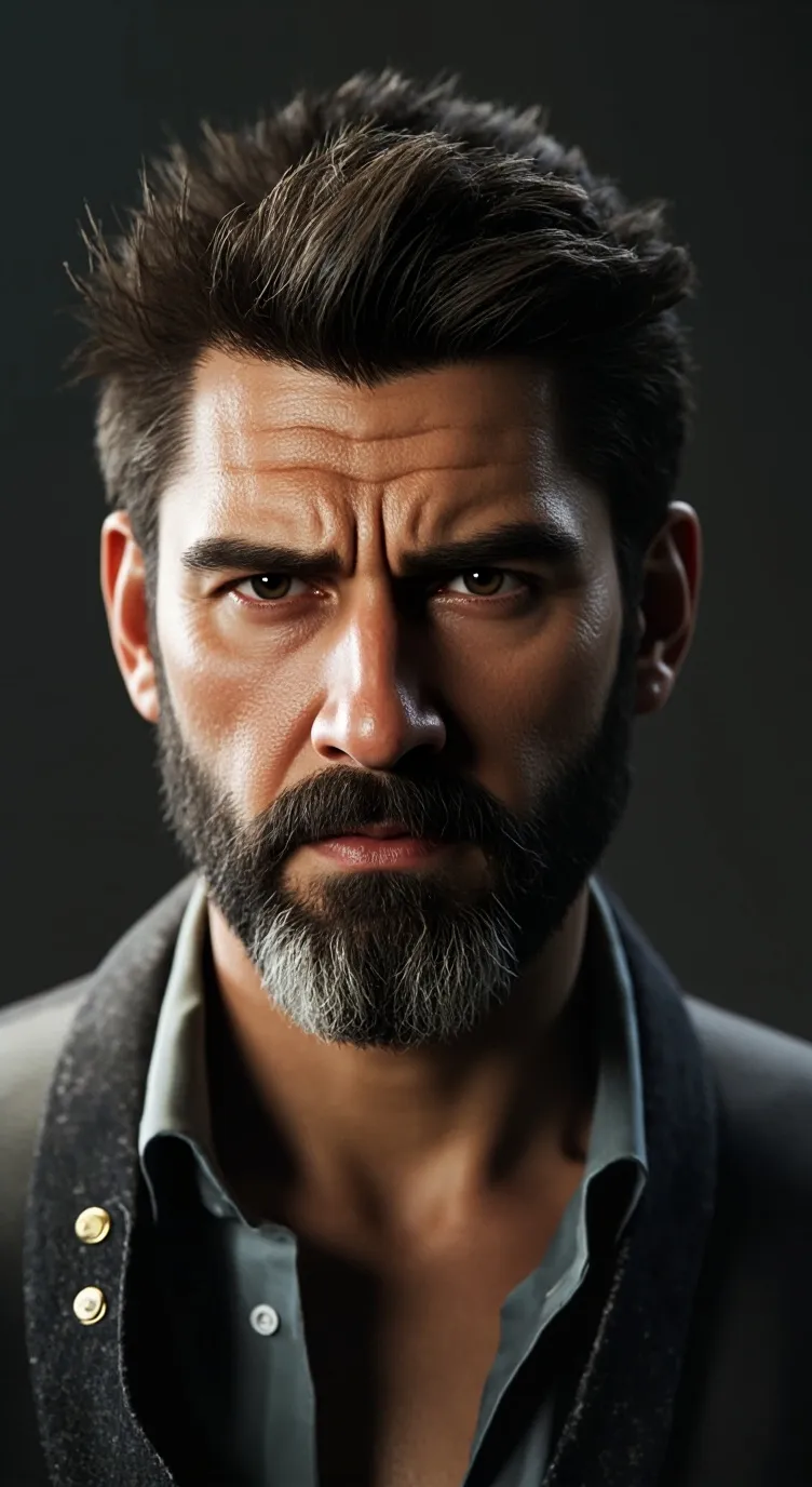 ai character: Julián  background