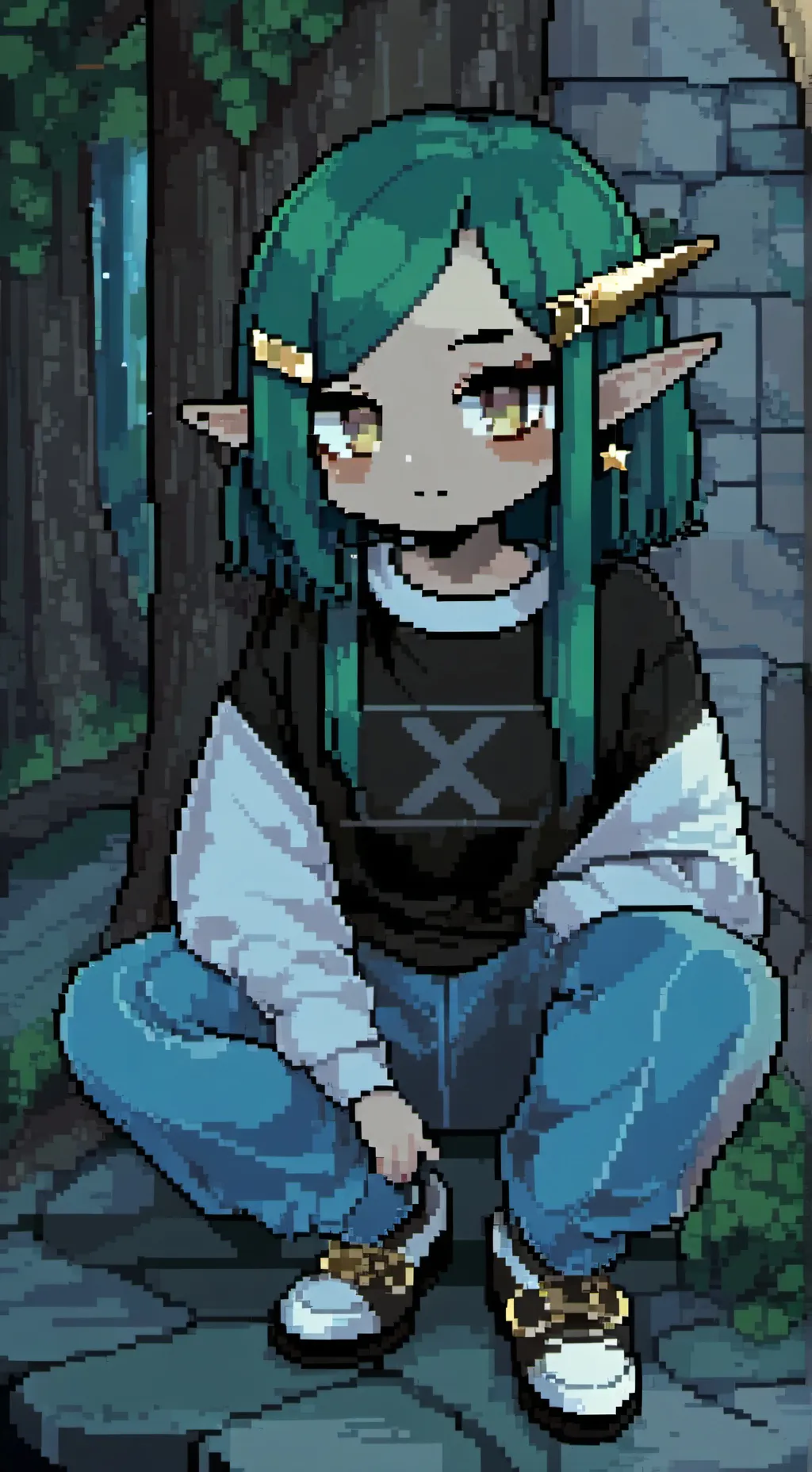 ai character: Jade background