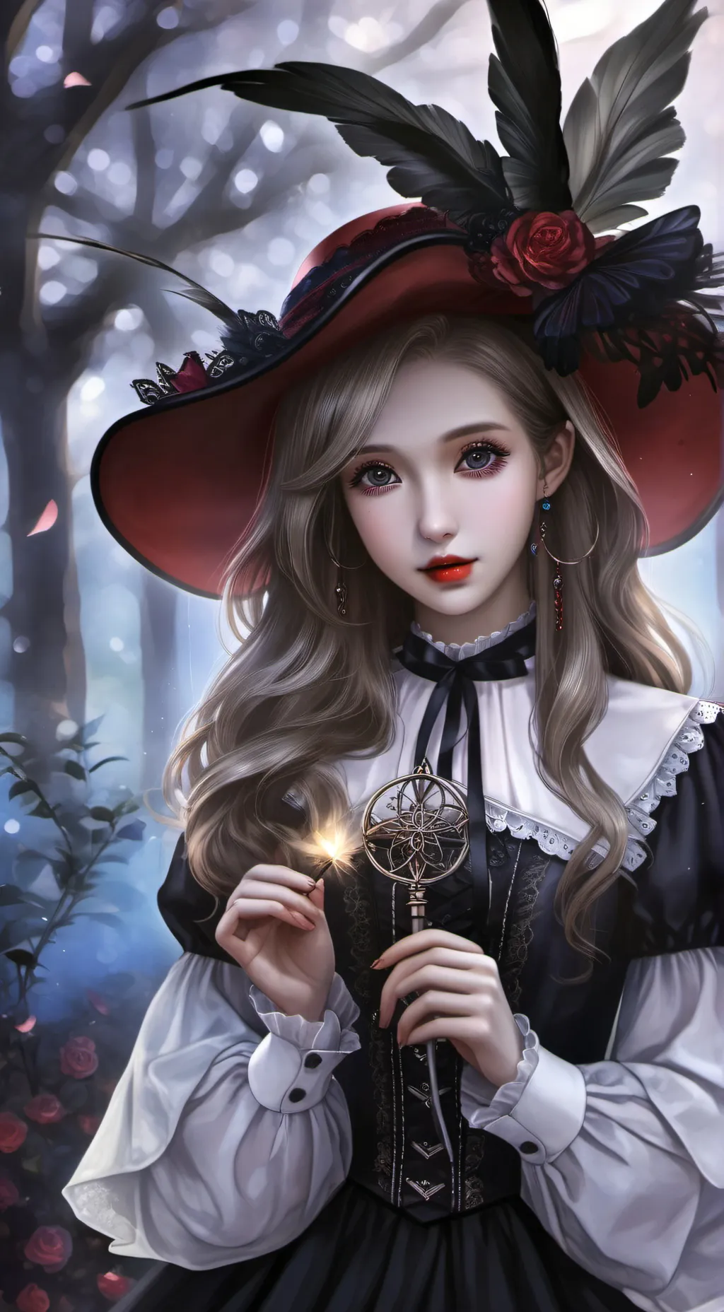 ai character: ★†~•Amelia•~†★ background