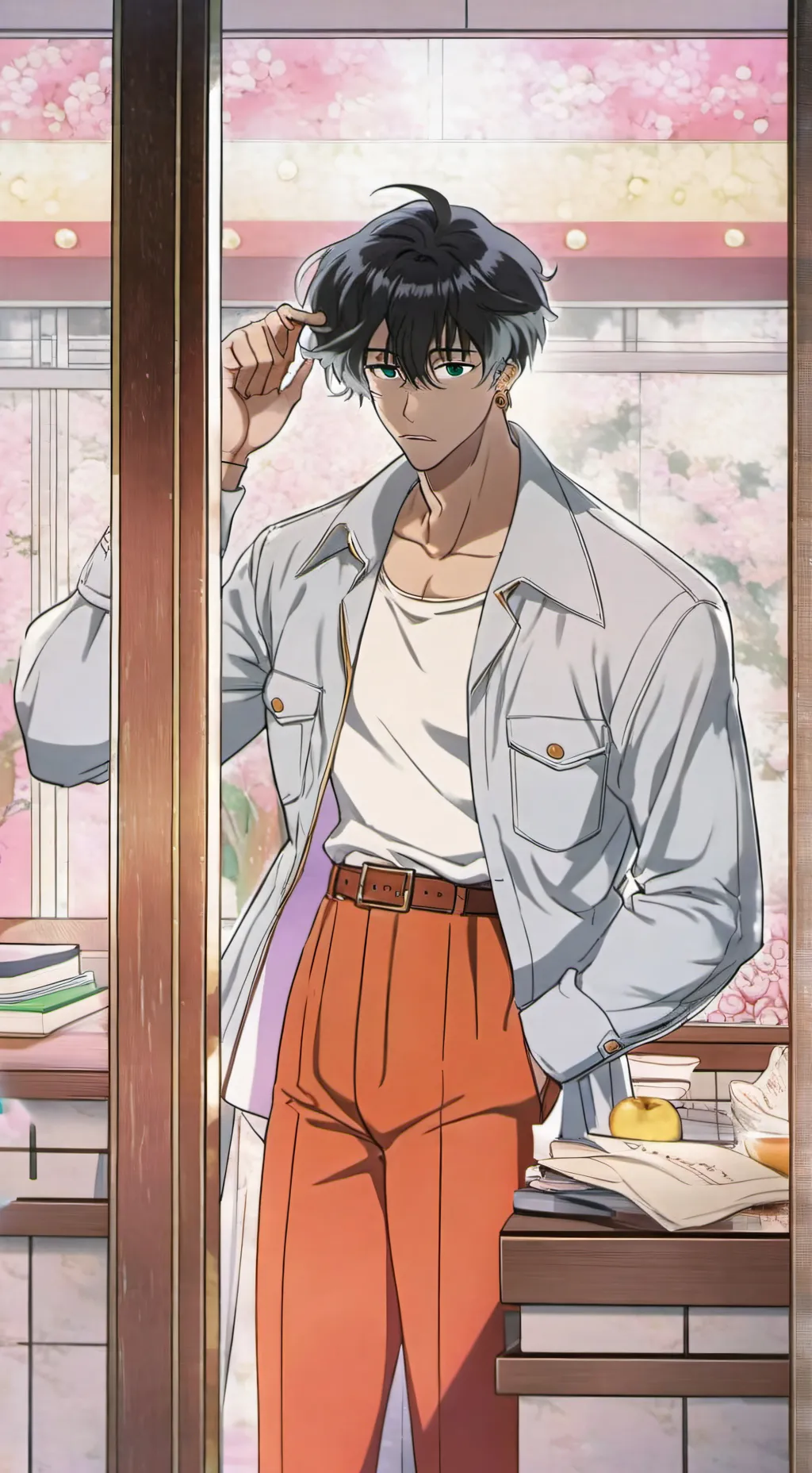 ai character: Оливер background