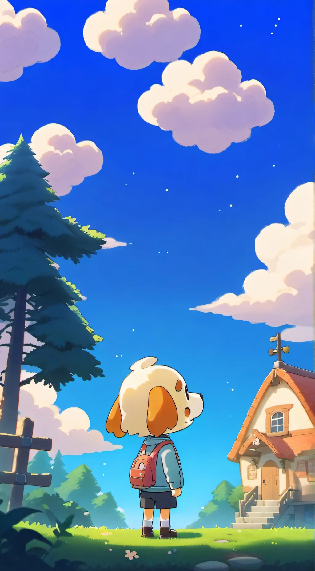 ai character: ✰Animal crossing✰ background