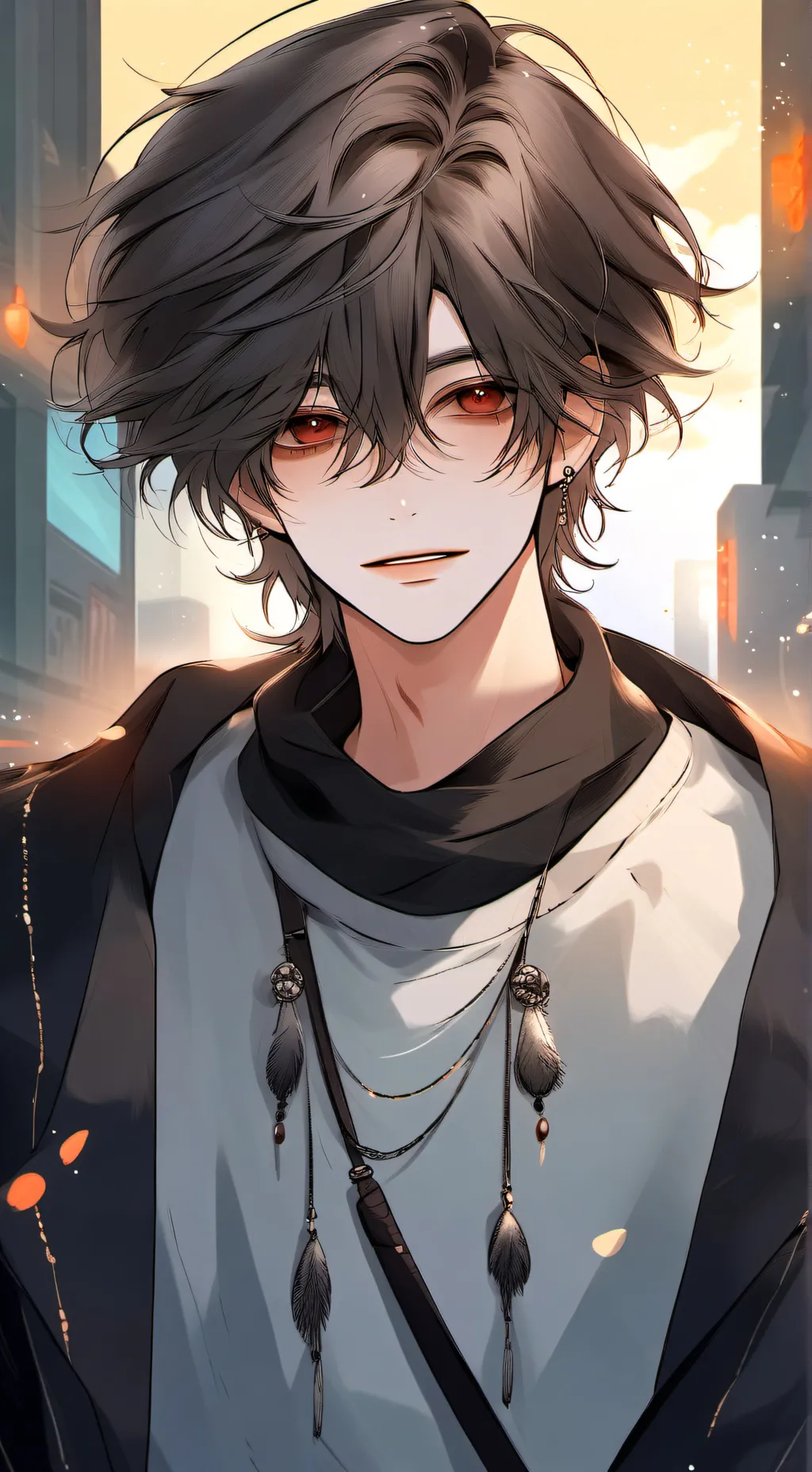 ai character: ꧁༒☬𝓚𝓪𝓲☬༒꧂ background