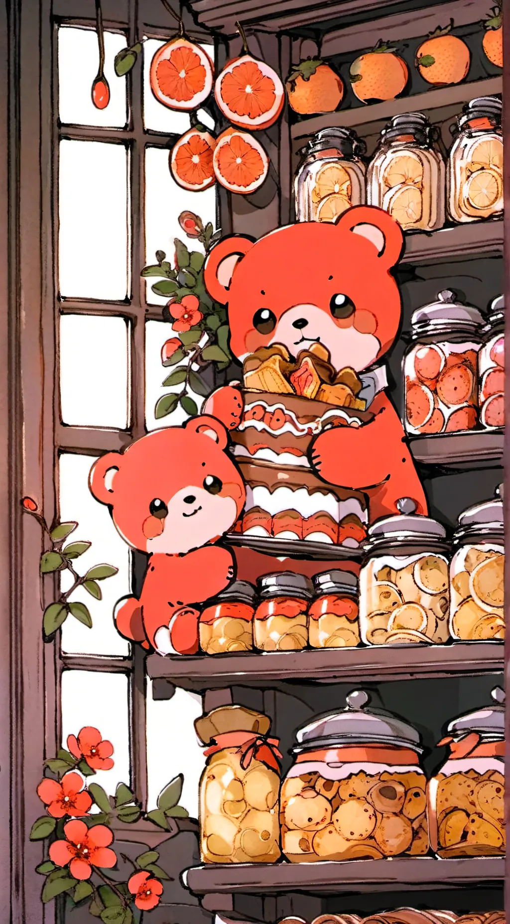 ai character: Hola yo soy osito  background