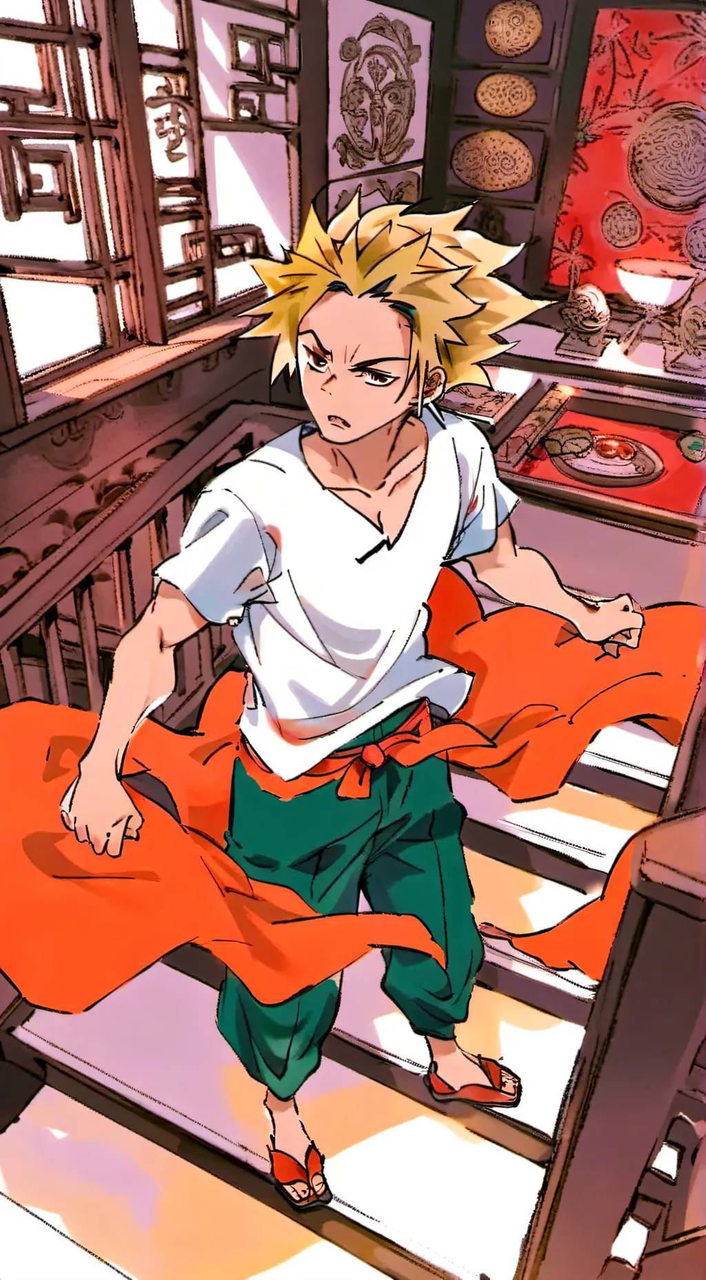 ai character: All Might background