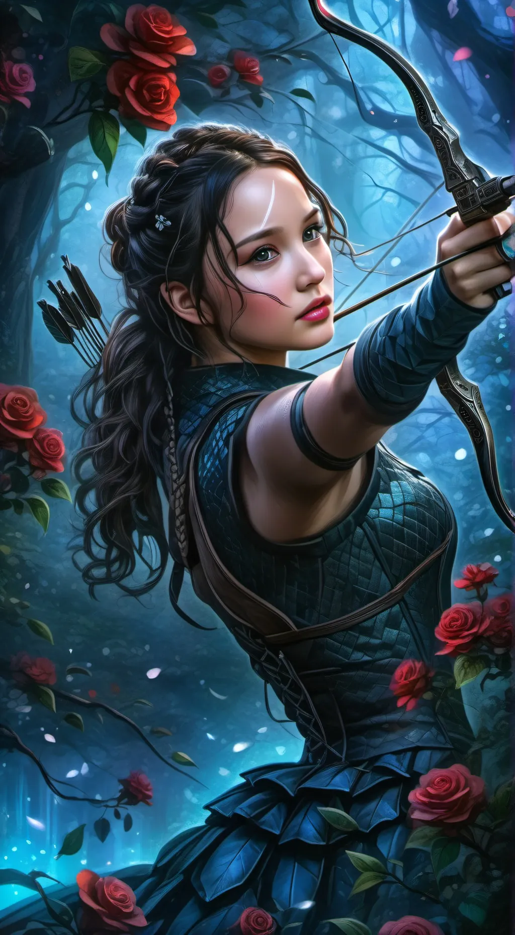 ai character: Katniss everdeen background