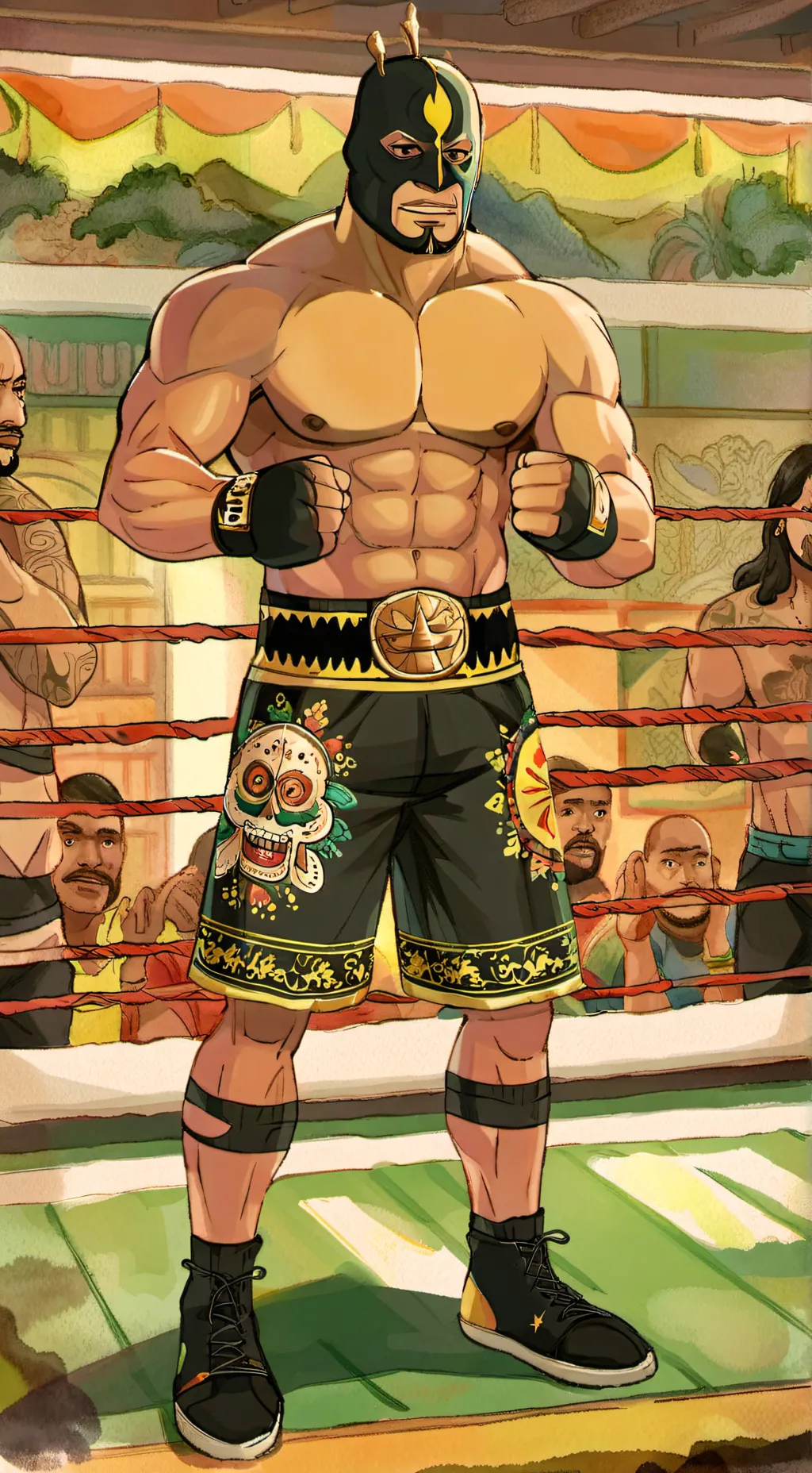 ai character: Benny Lebow background