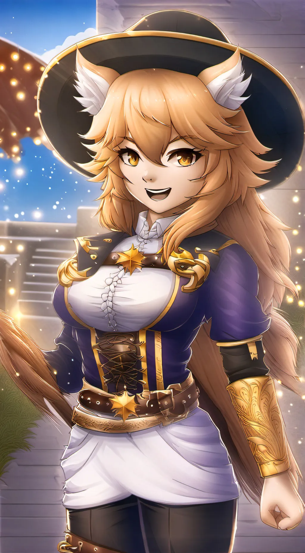 ai character: Haru  background