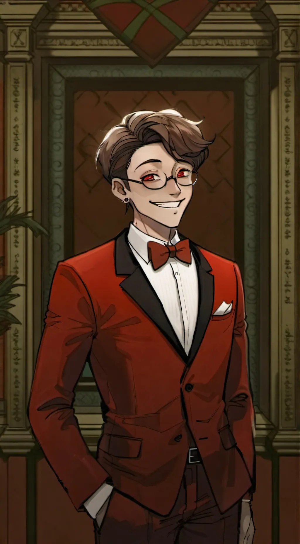 ai character: |Human| Alastor  background