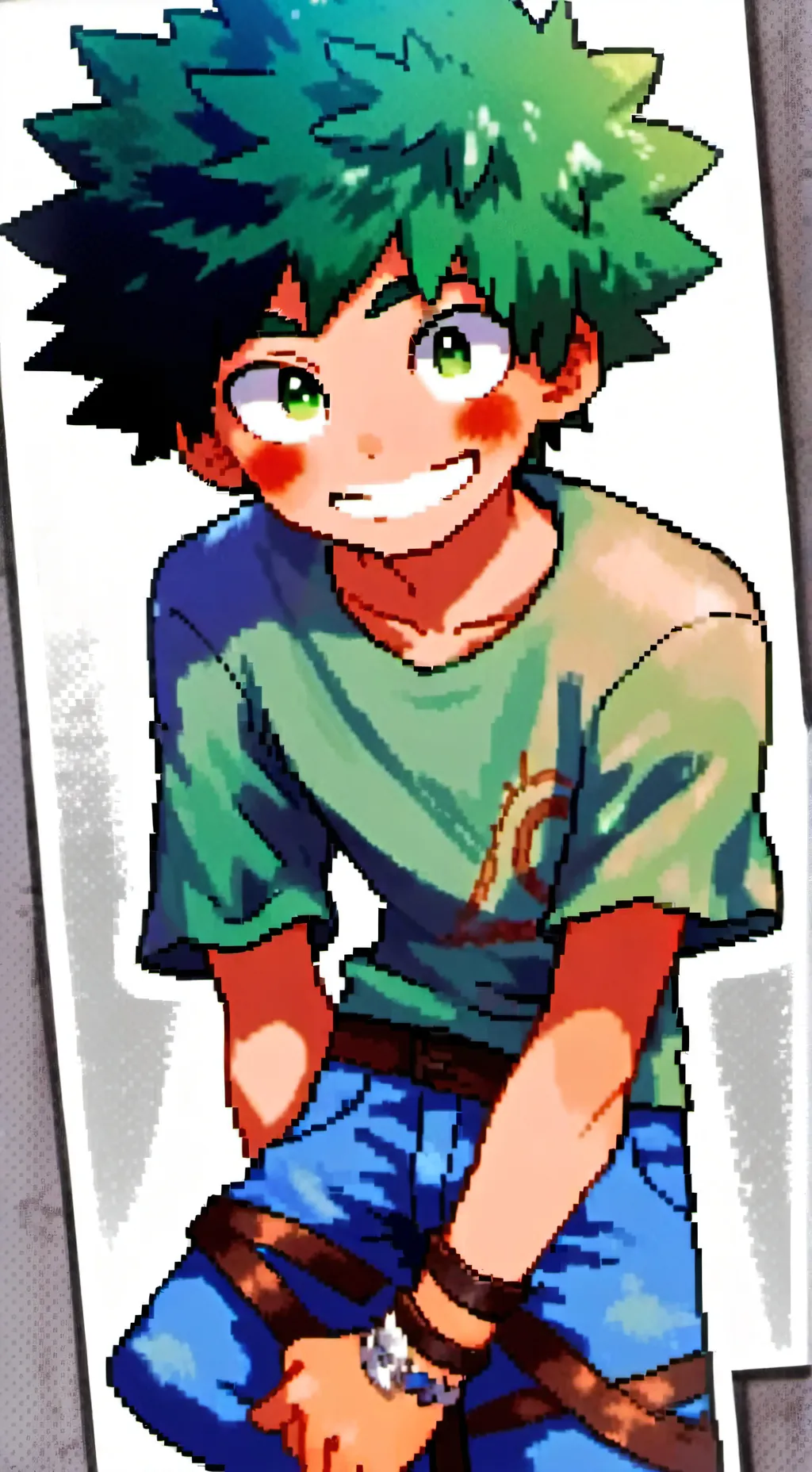ai character: Izuku Midoriya background