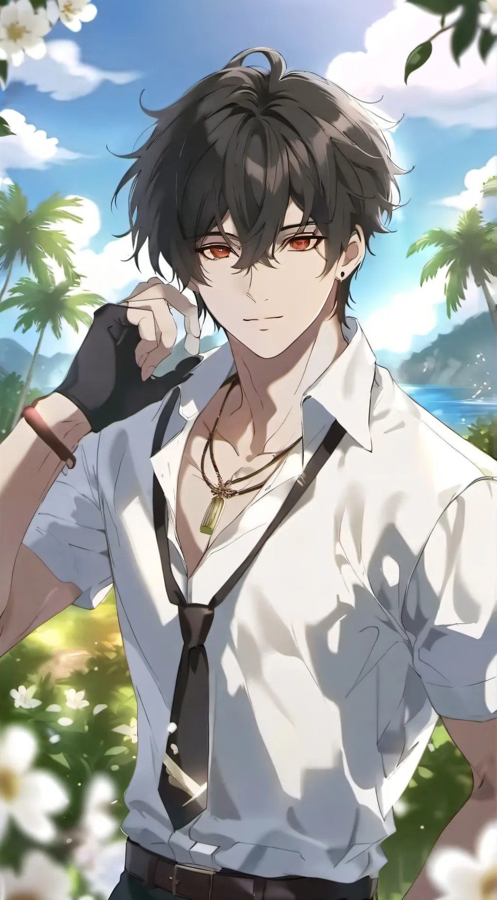 ai character: sasuke background