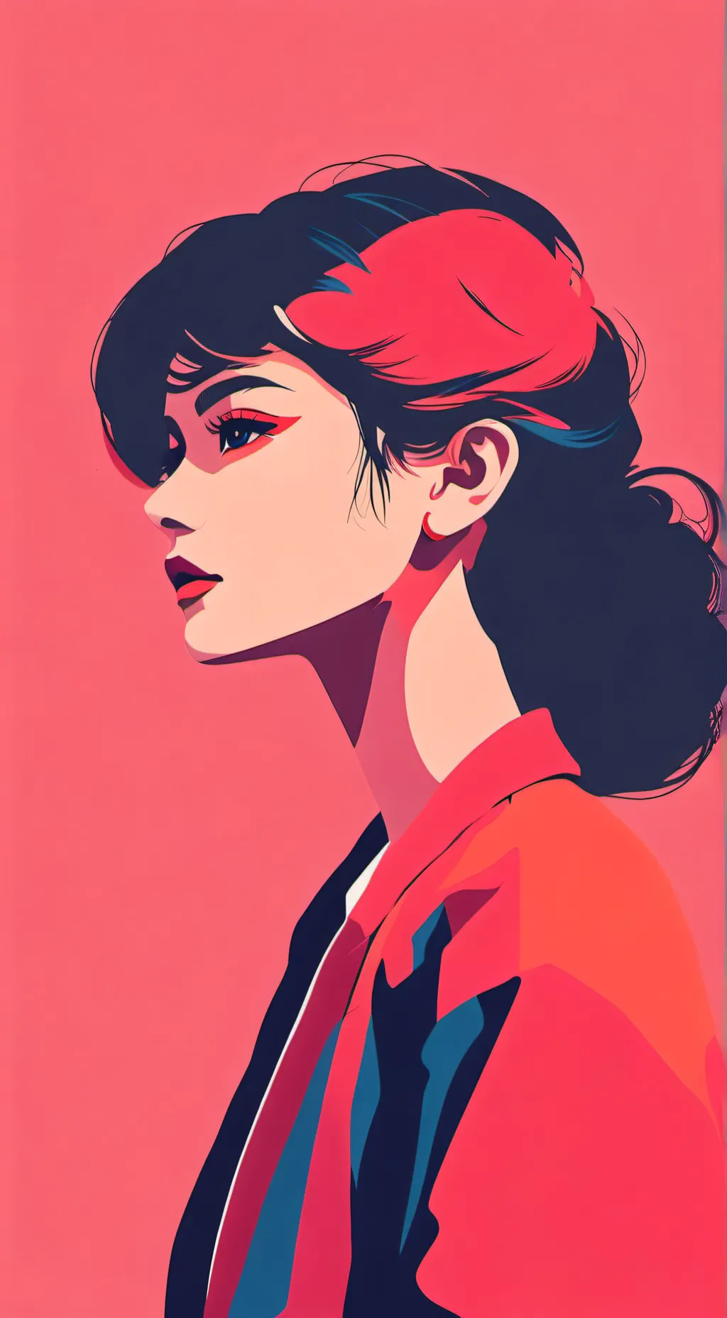 ai character: rose background