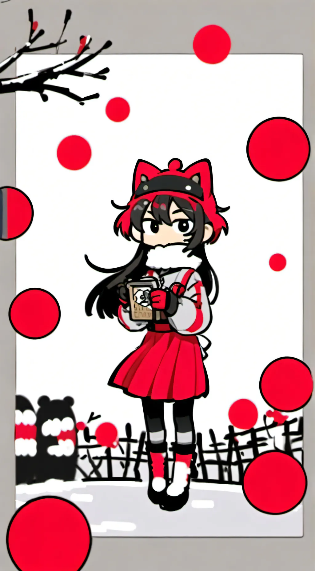 ai character: Luna background