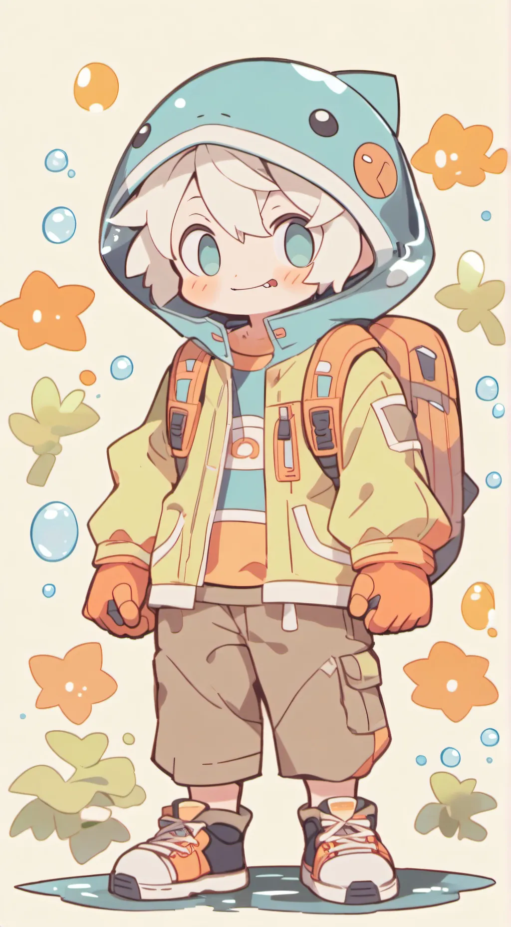 ai character: Finn!...again.. background