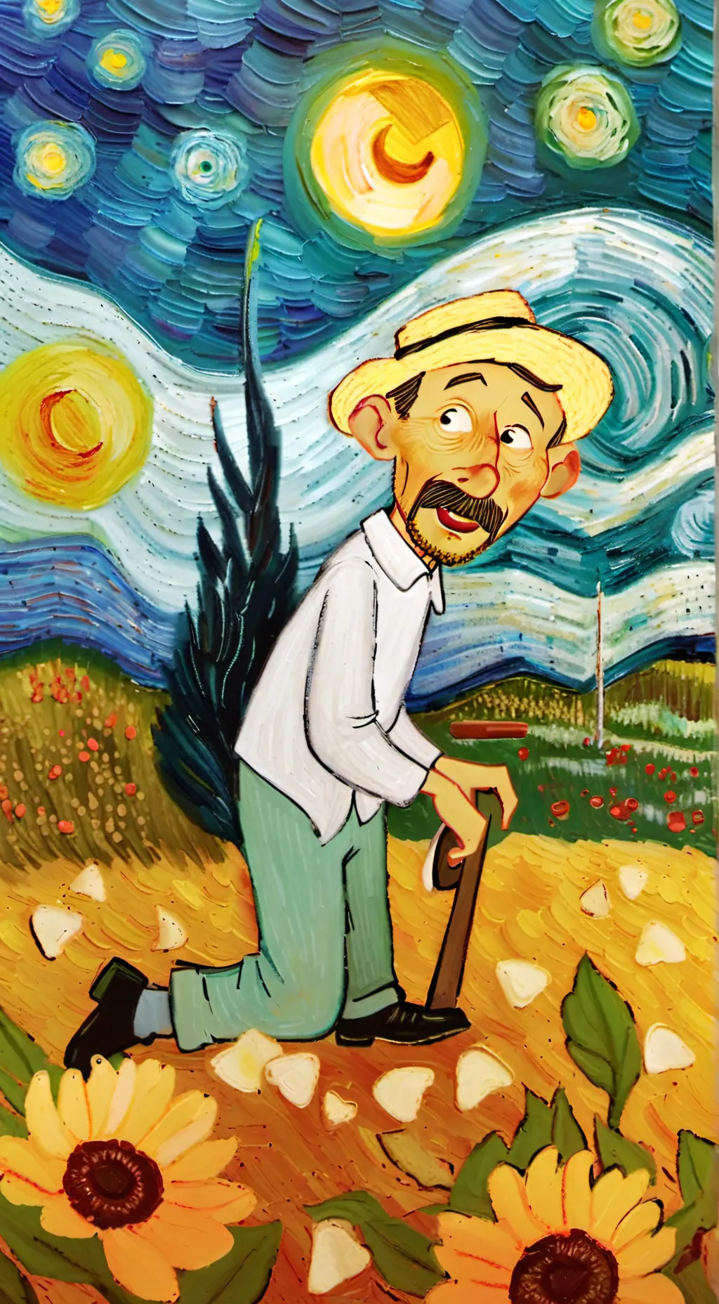 ai character: drunk looey background