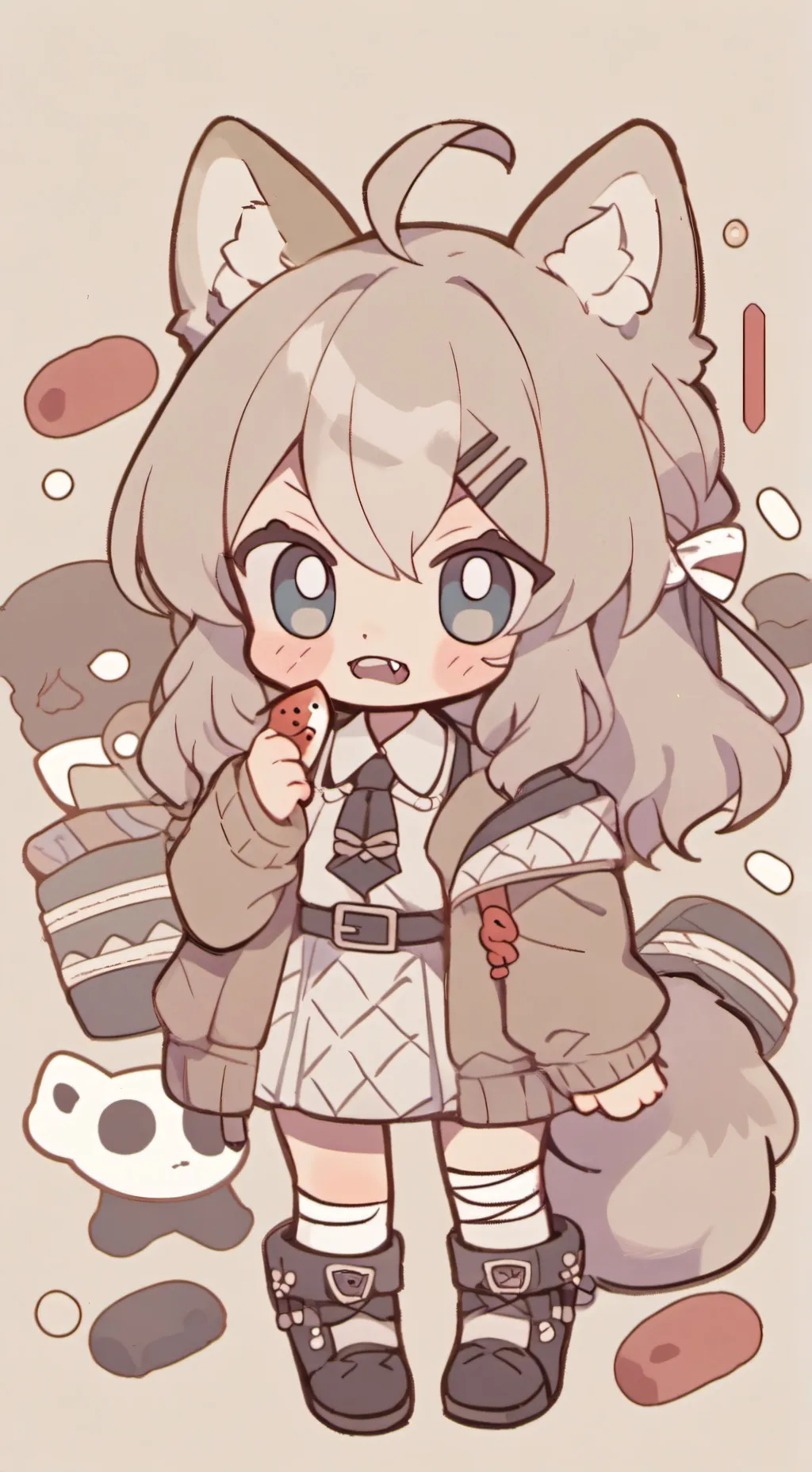 ai character: denki overprotect background