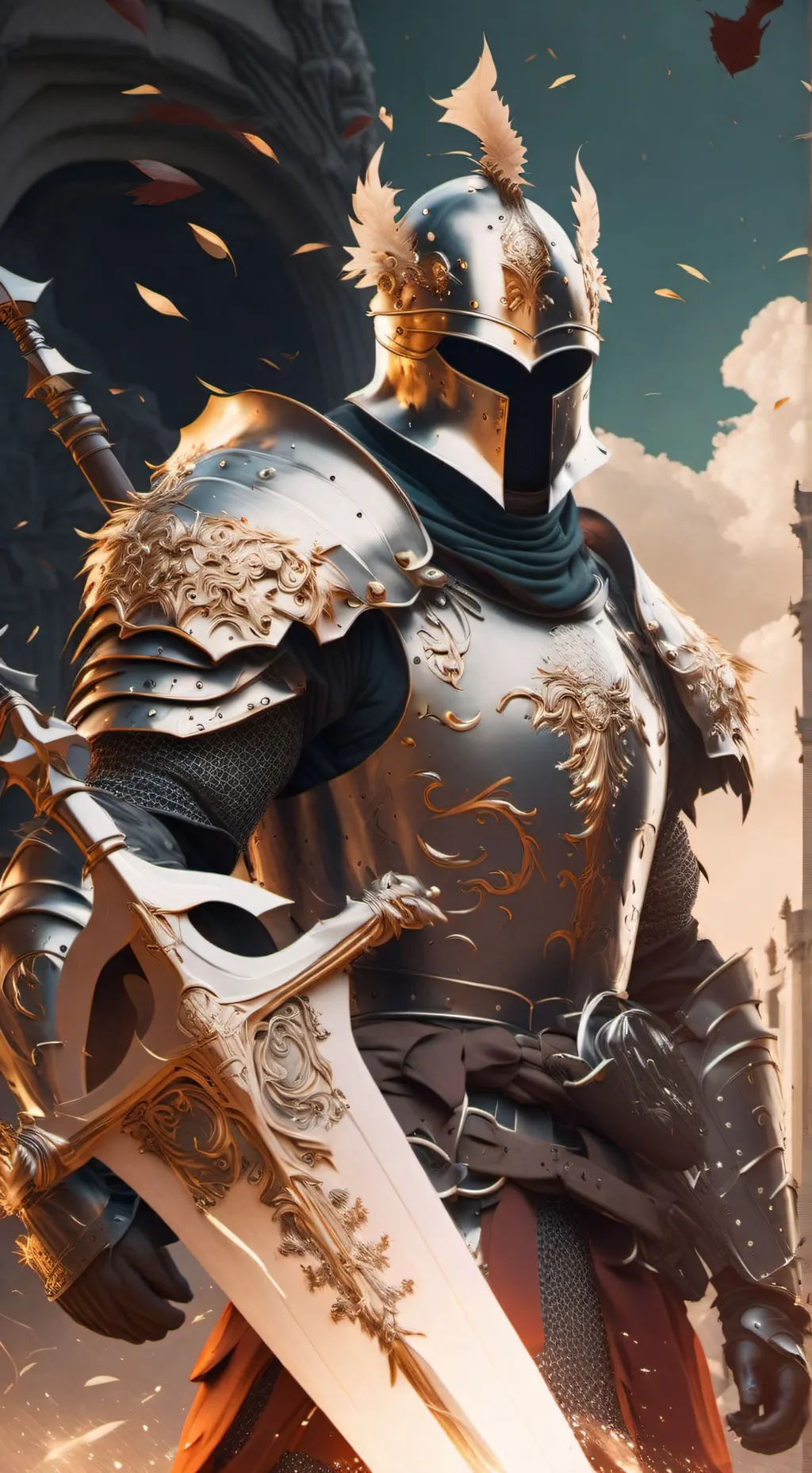 ai character: Hyur-Survivor background