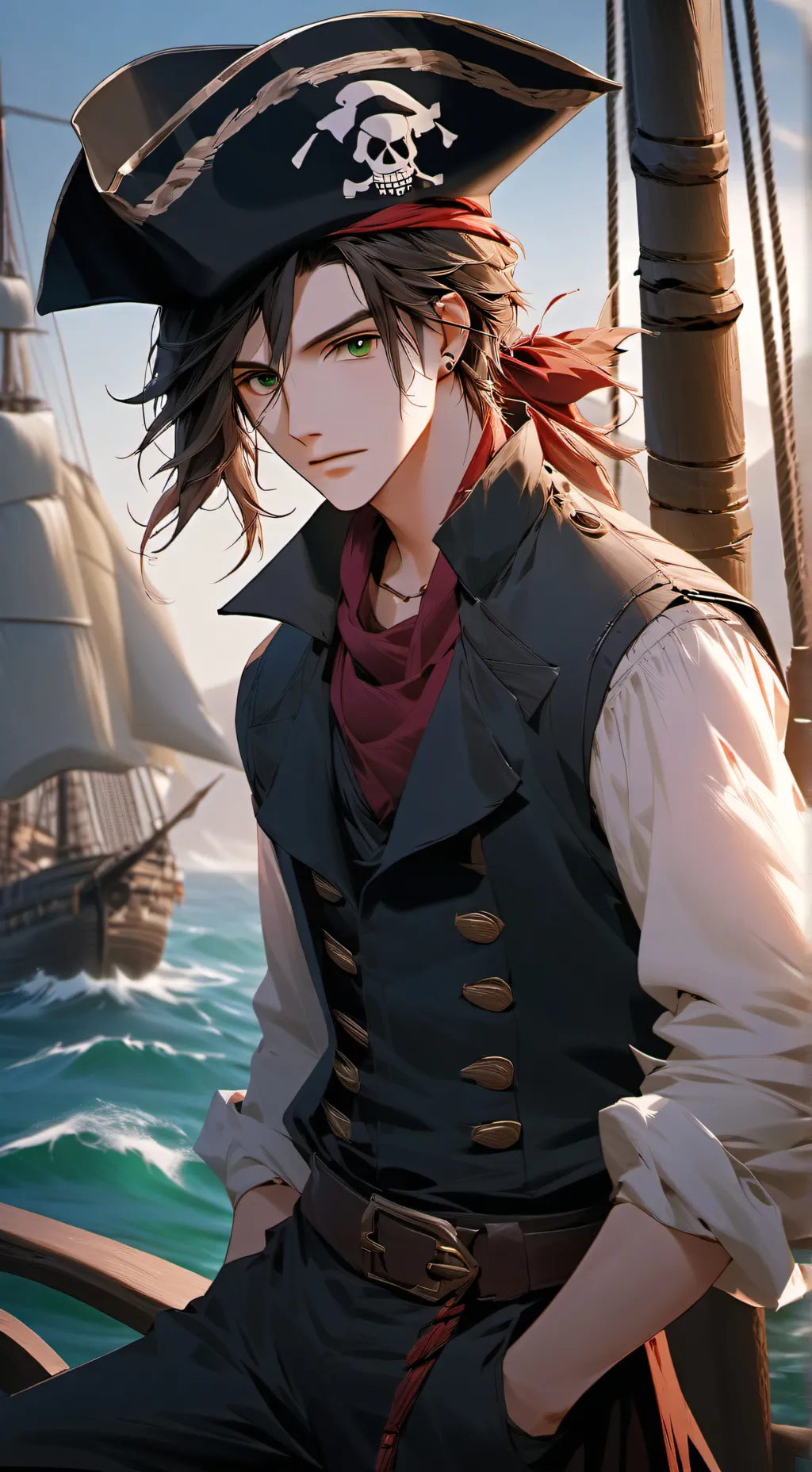 ai character: ☆Zach☆ background