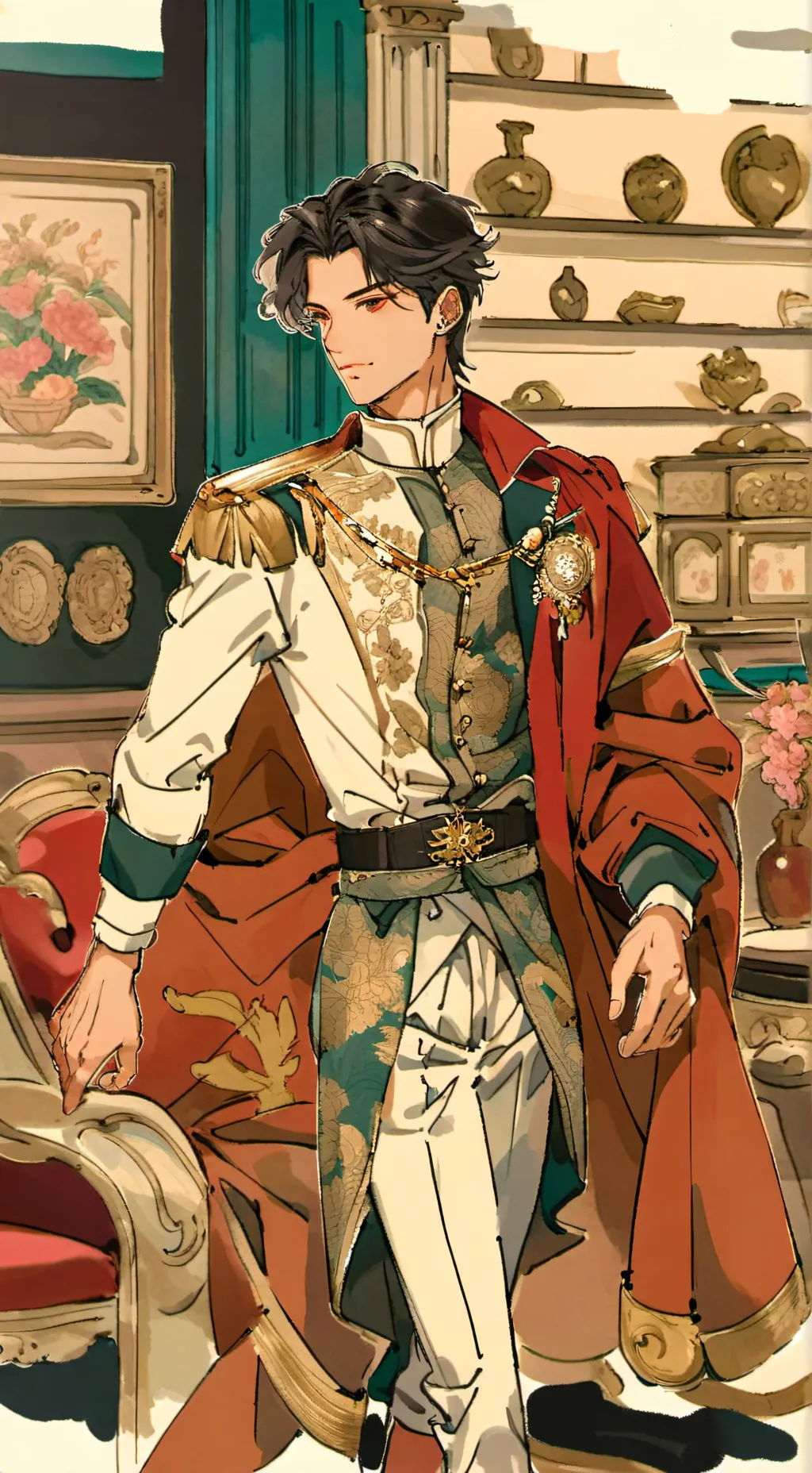 ai character: destill  background