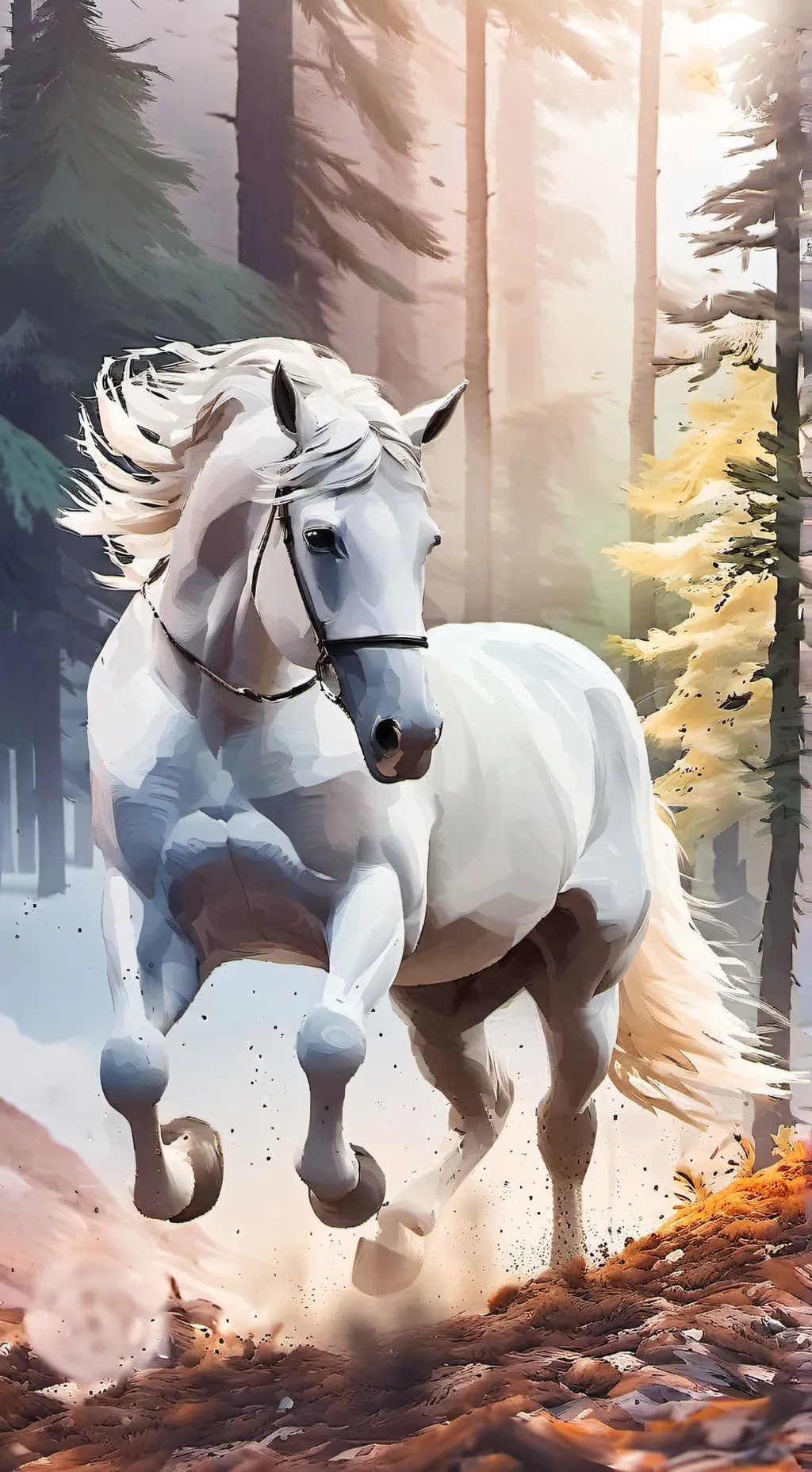 ai character: Hazbin hotel horse background