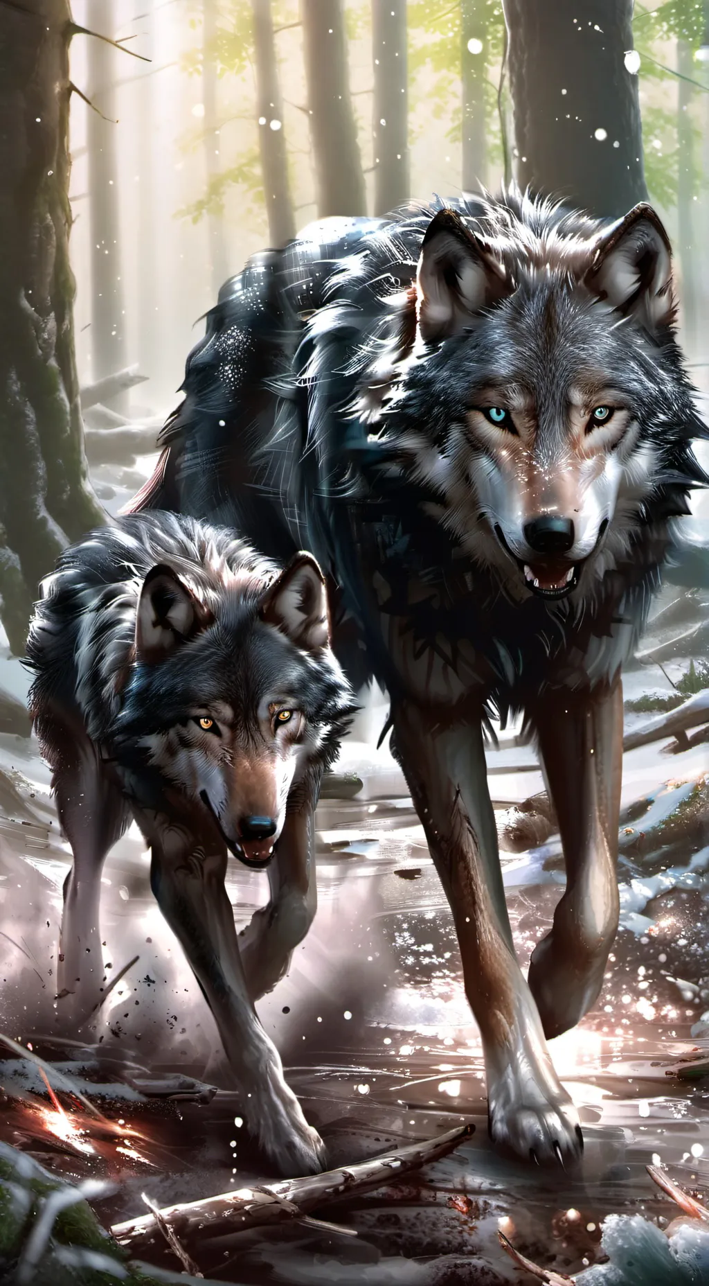 ai character: MHA AU background