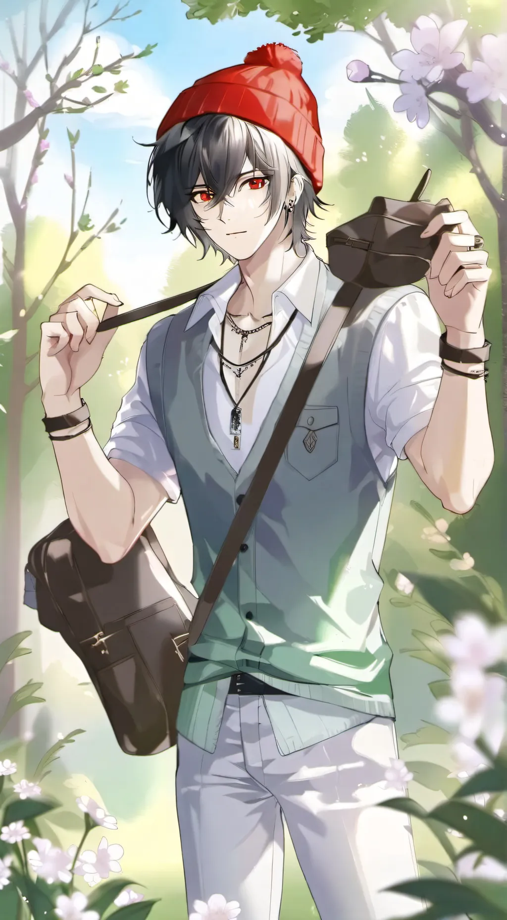 ai character: •Noahh the Noahh.. background