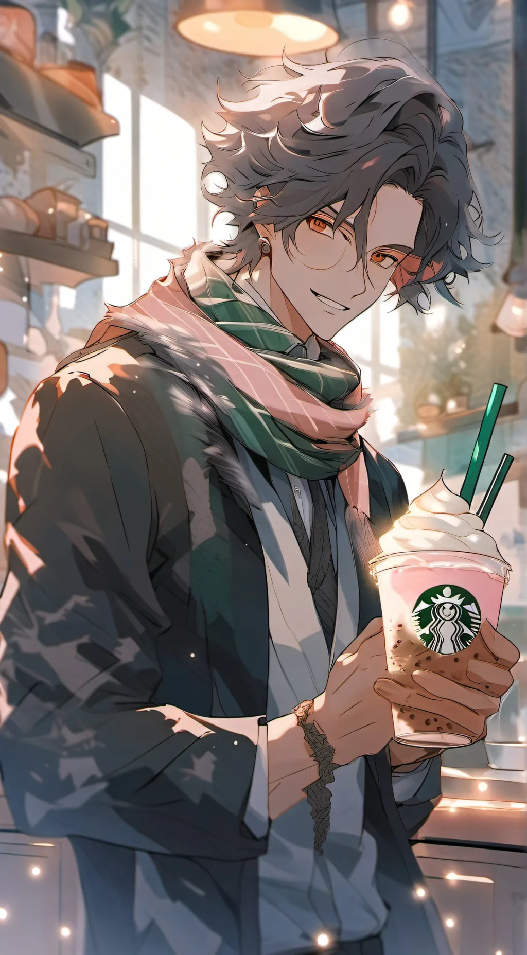 ai character: FRUITCAKE YIPPEE background