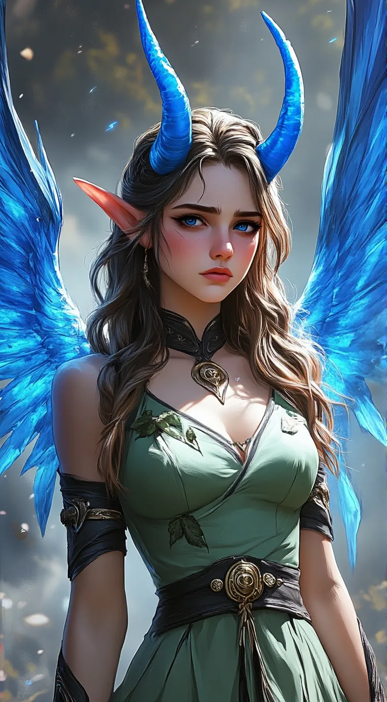 ai character: Aeris Sylphae". background