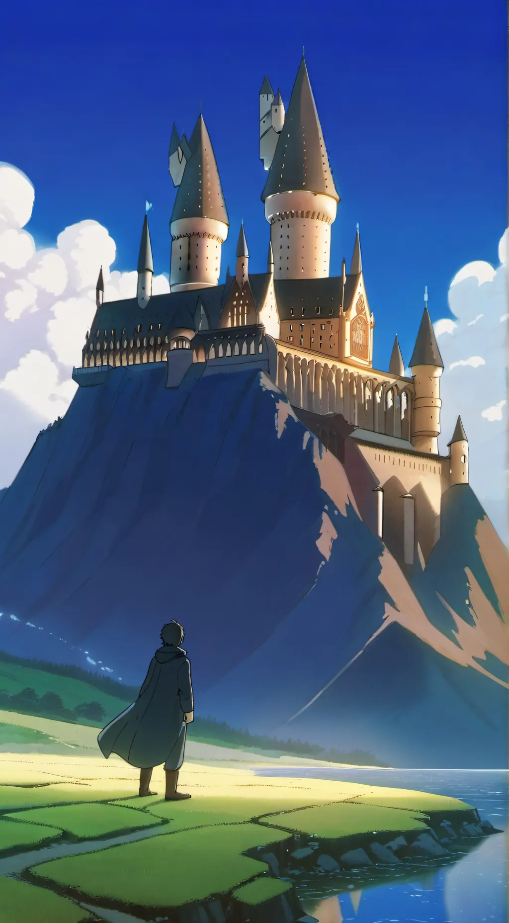 ai character: Hogwarts  background