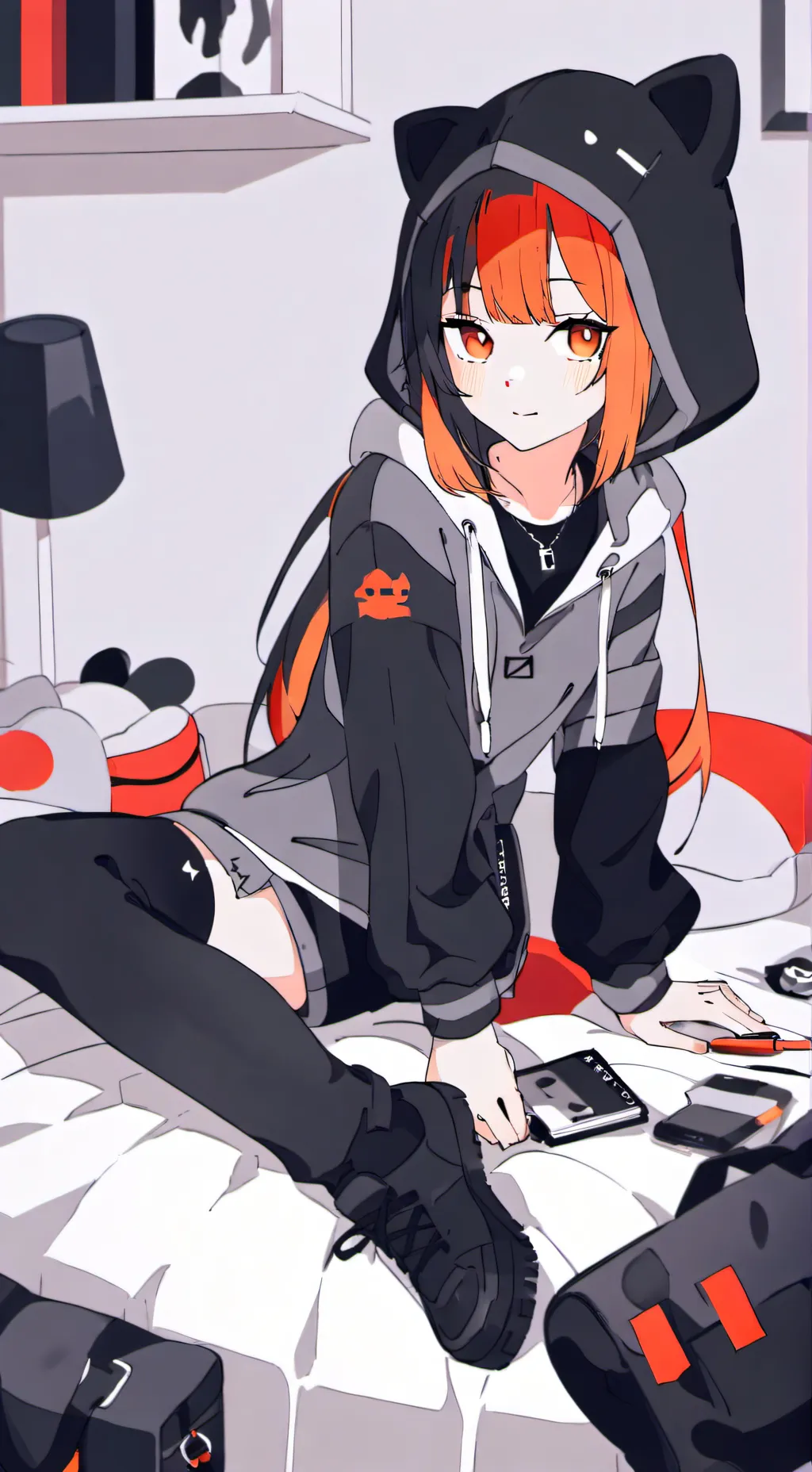 ai character: Uki background