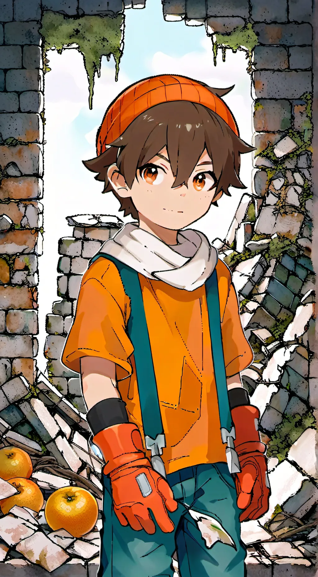 ai character: bravery soul background