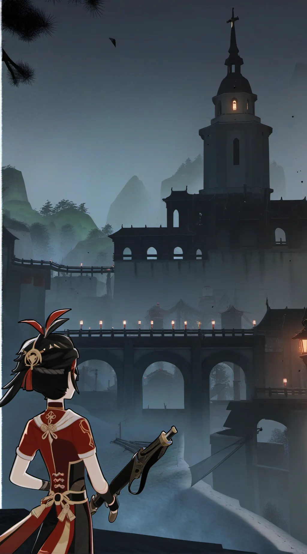 ai character: COD + CH background