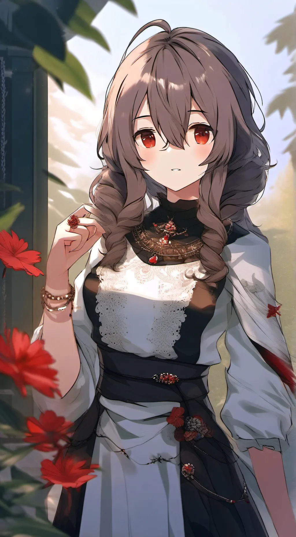 ai character: Maëva  background