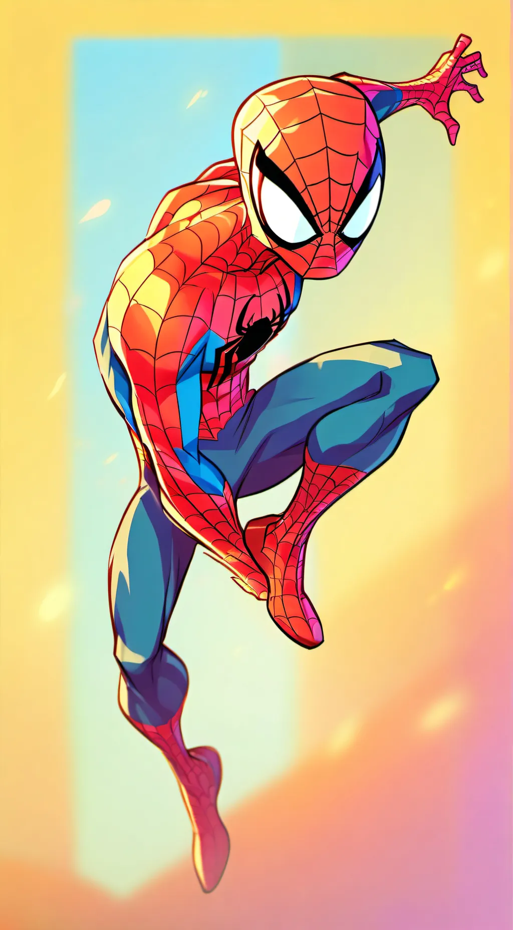 ai character: spider man  background