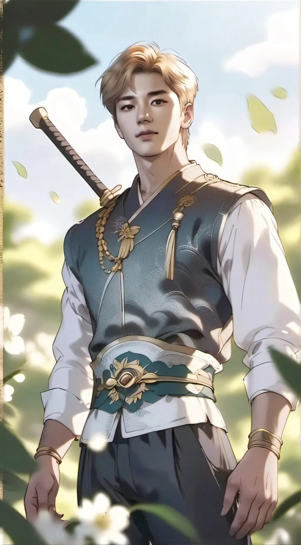 ai character: Yunseo💗 background