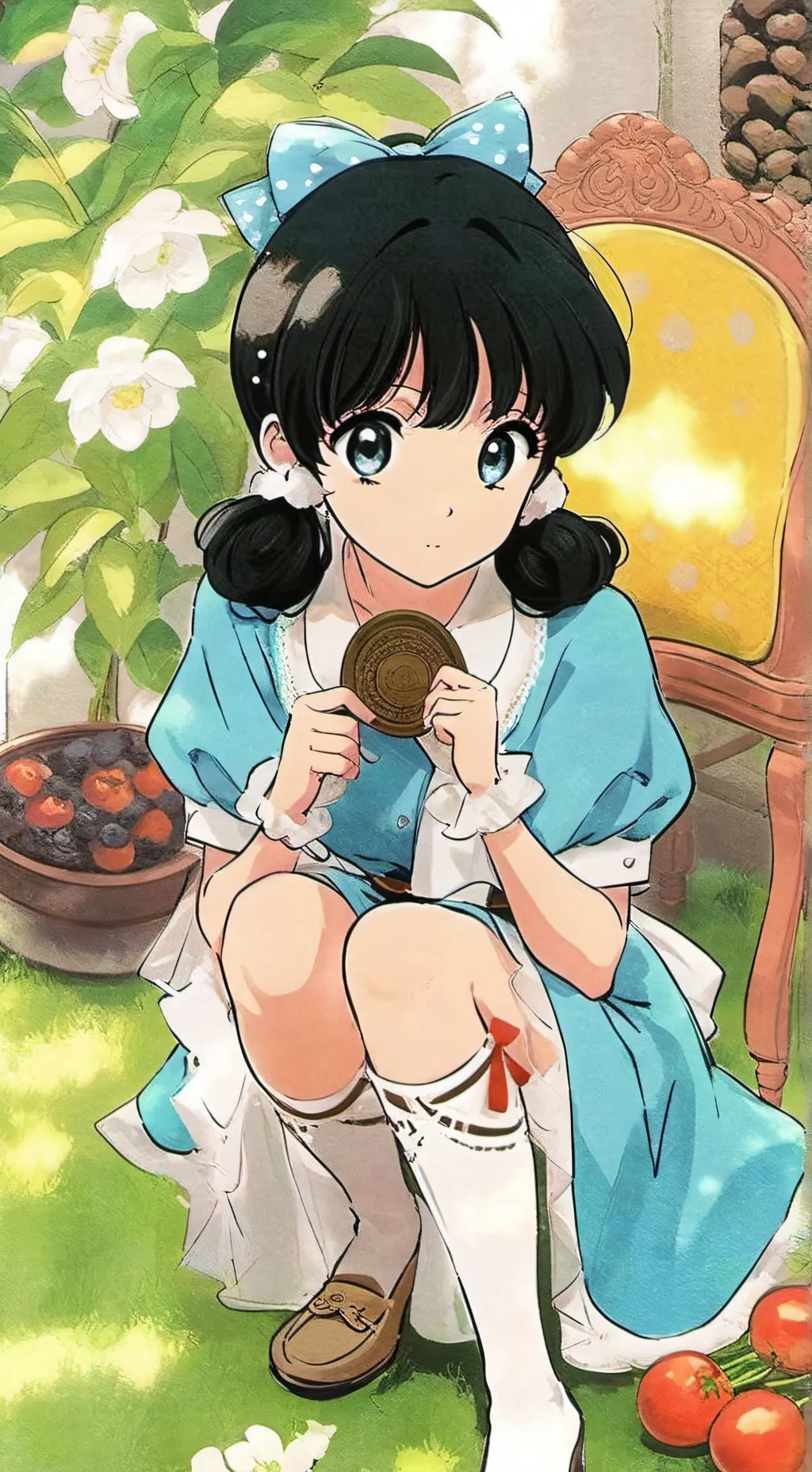 ai character: Нита background