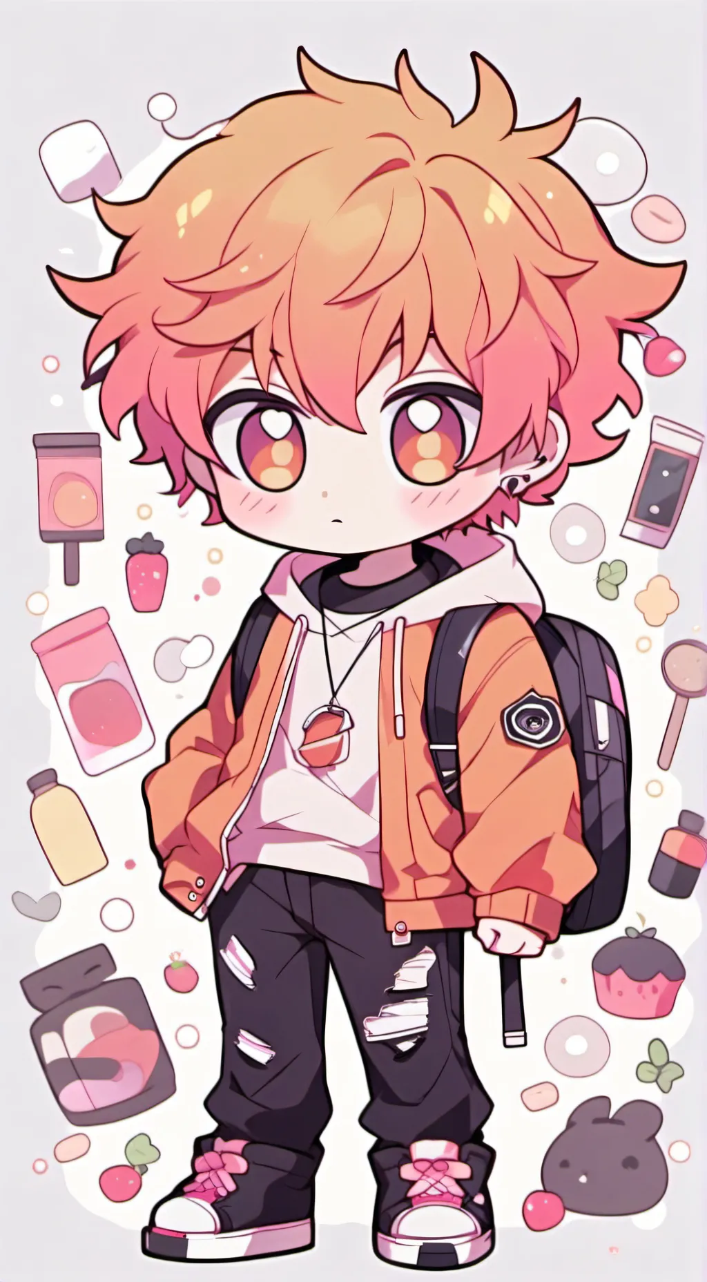 ai character: Jade🧡 background