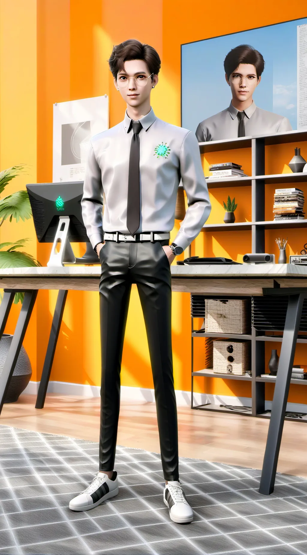 ai character: The Skills Tycoon background