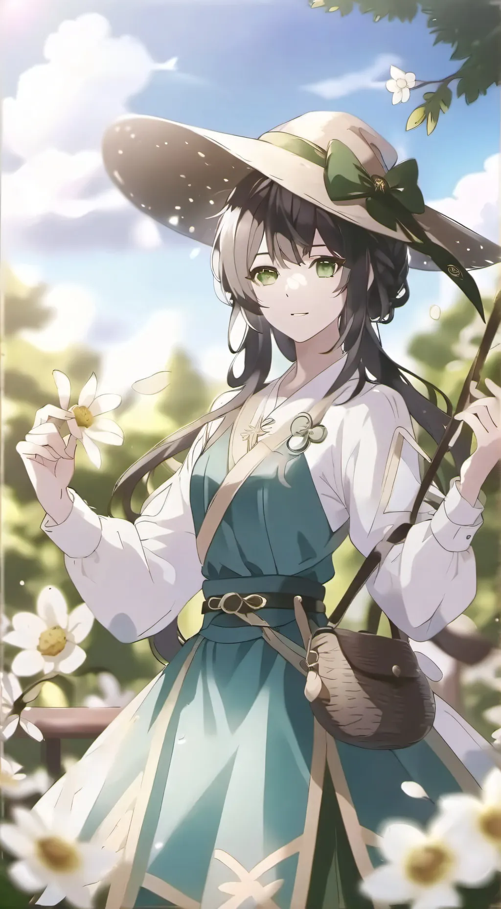 ai character: Sanemi x Kanae background