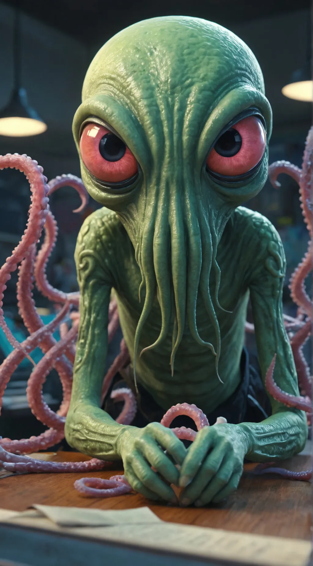 ai character: Quork background