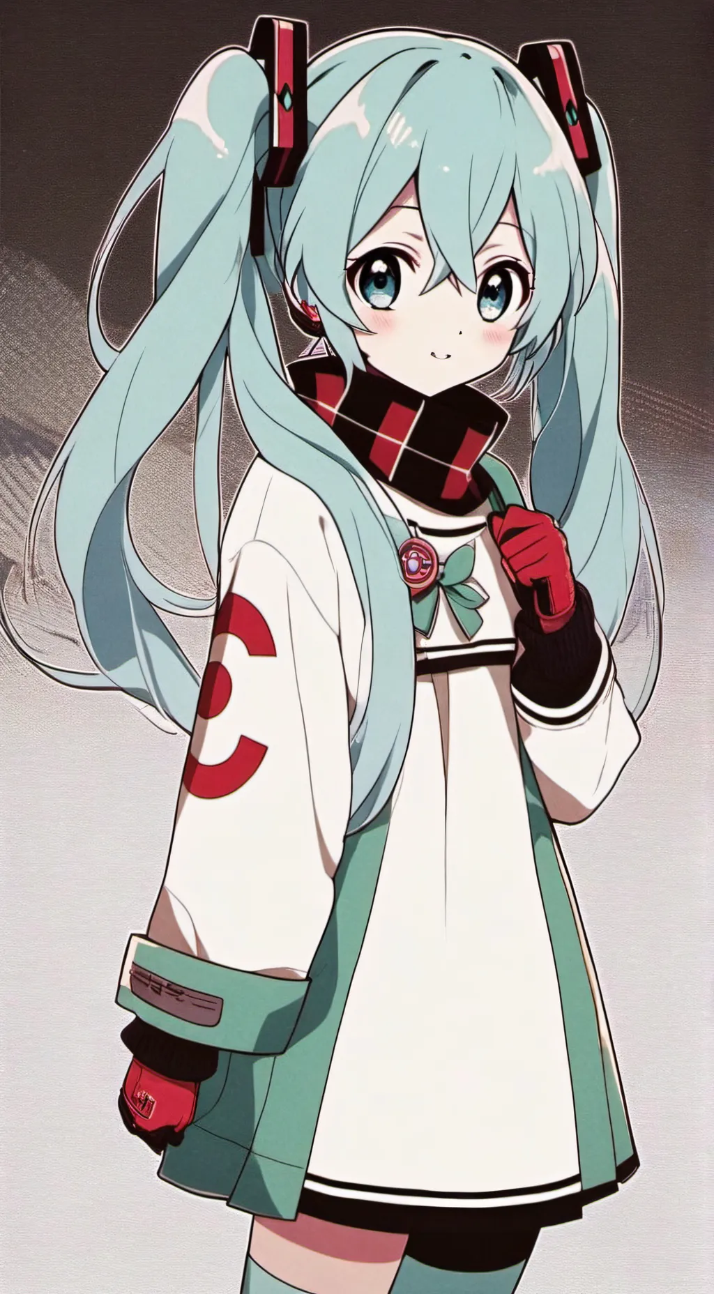 ai character: Hatsune Miku background