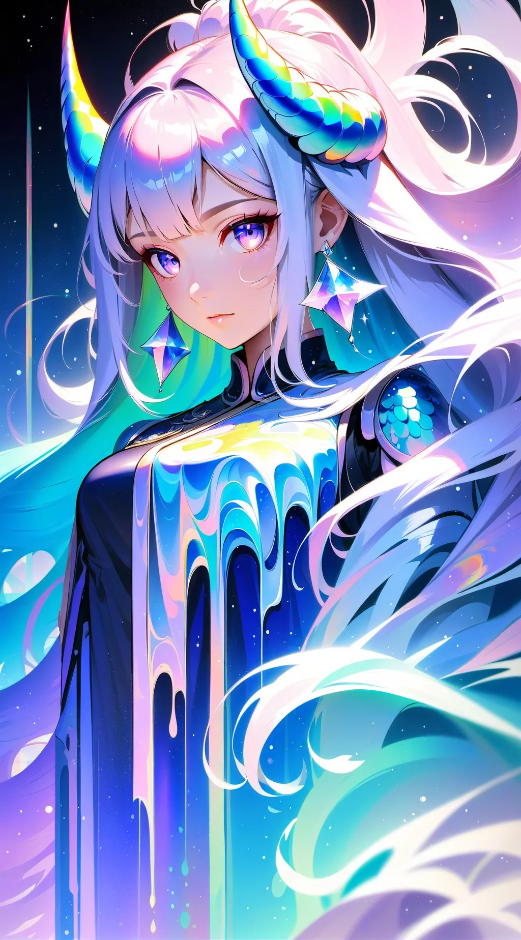 ai character: wenda x ruby  background