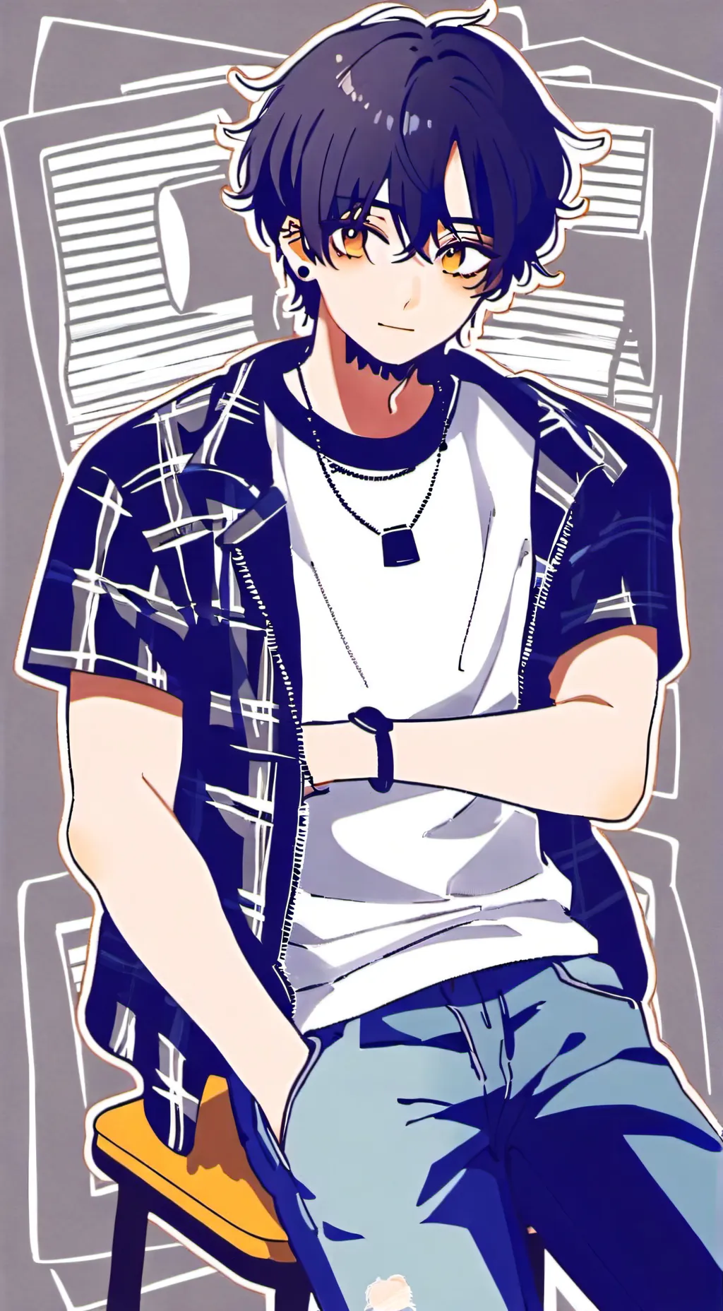 ai character: Michael. background