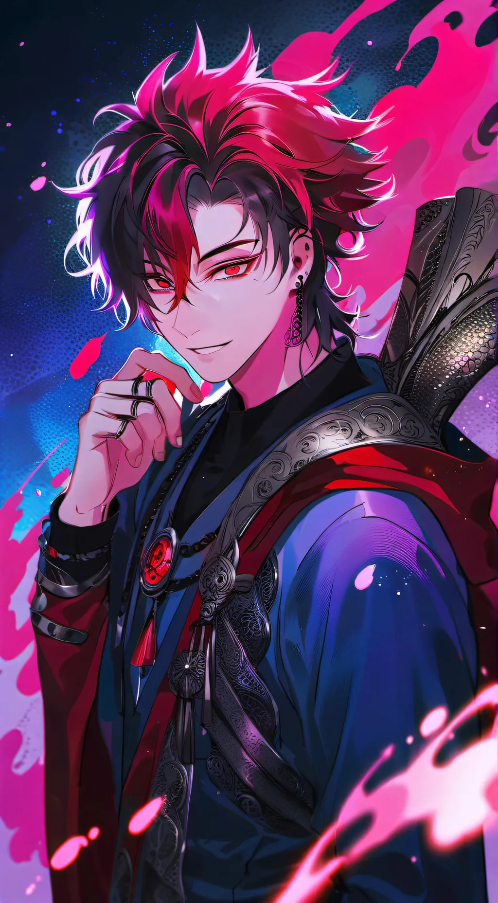 ai character: `~VEİN~` background