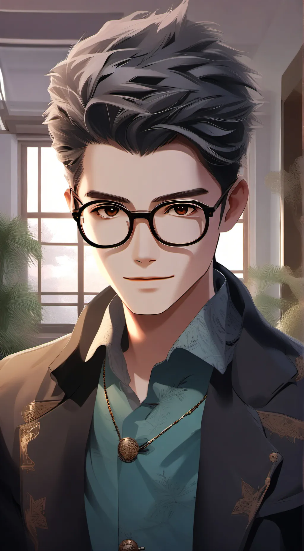 ai character: steve terreberry  background