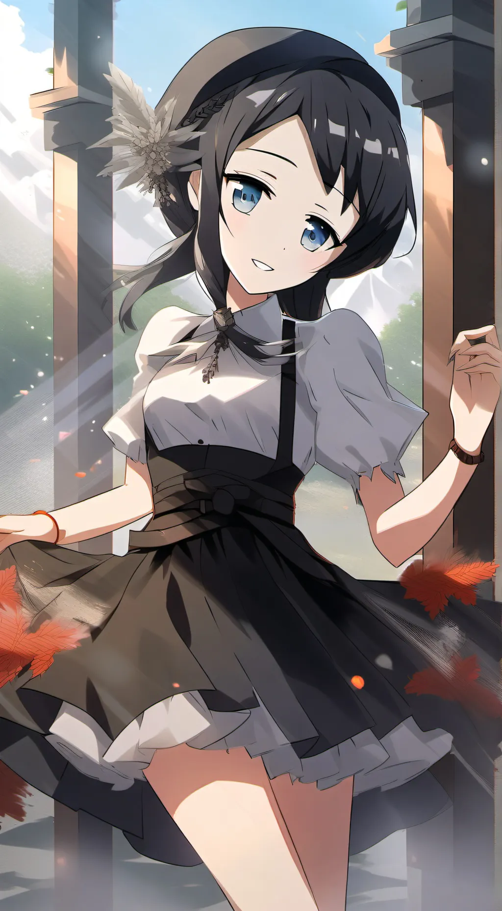 ai character: kny muerte background