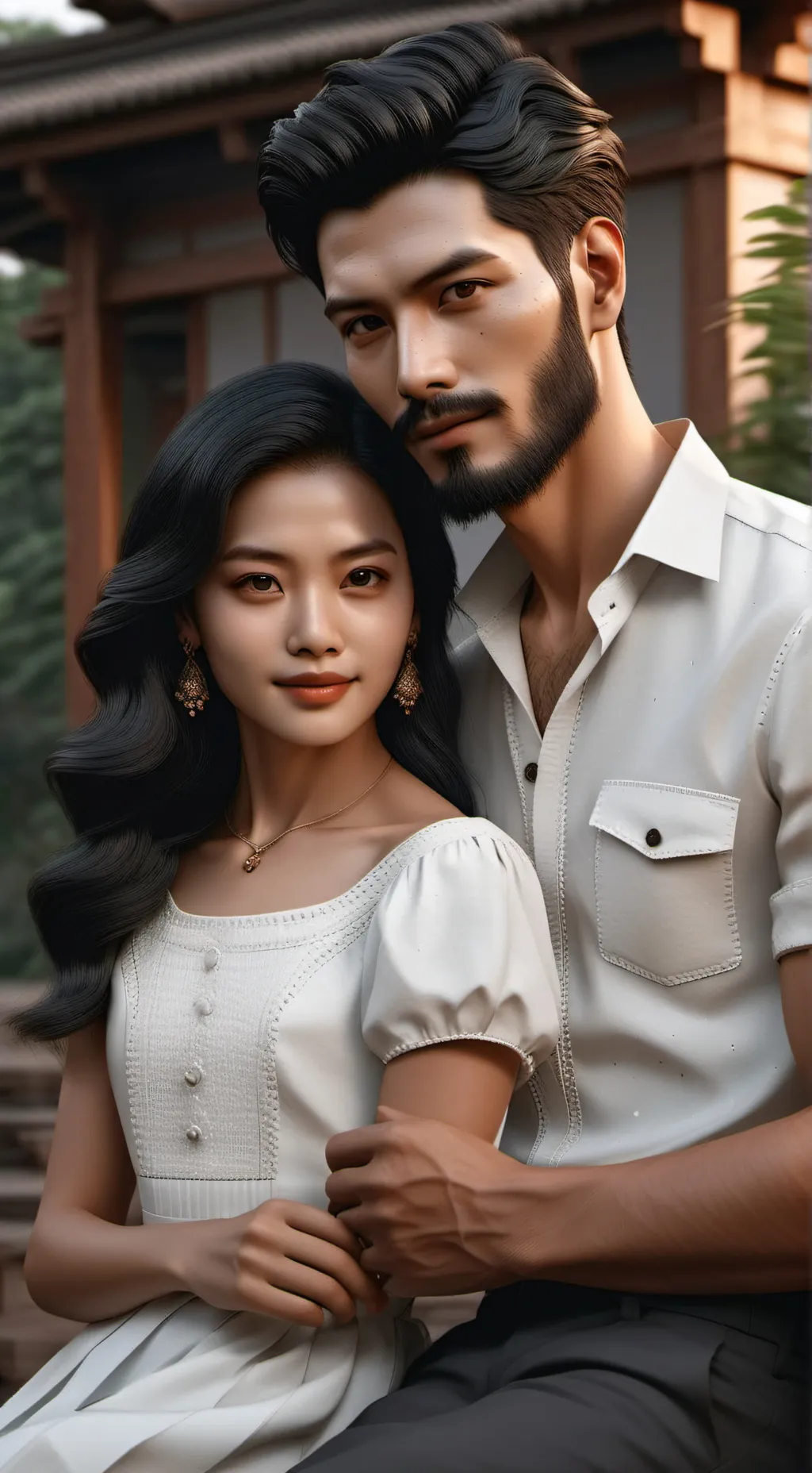 ai character: Crazy Mom and dad background